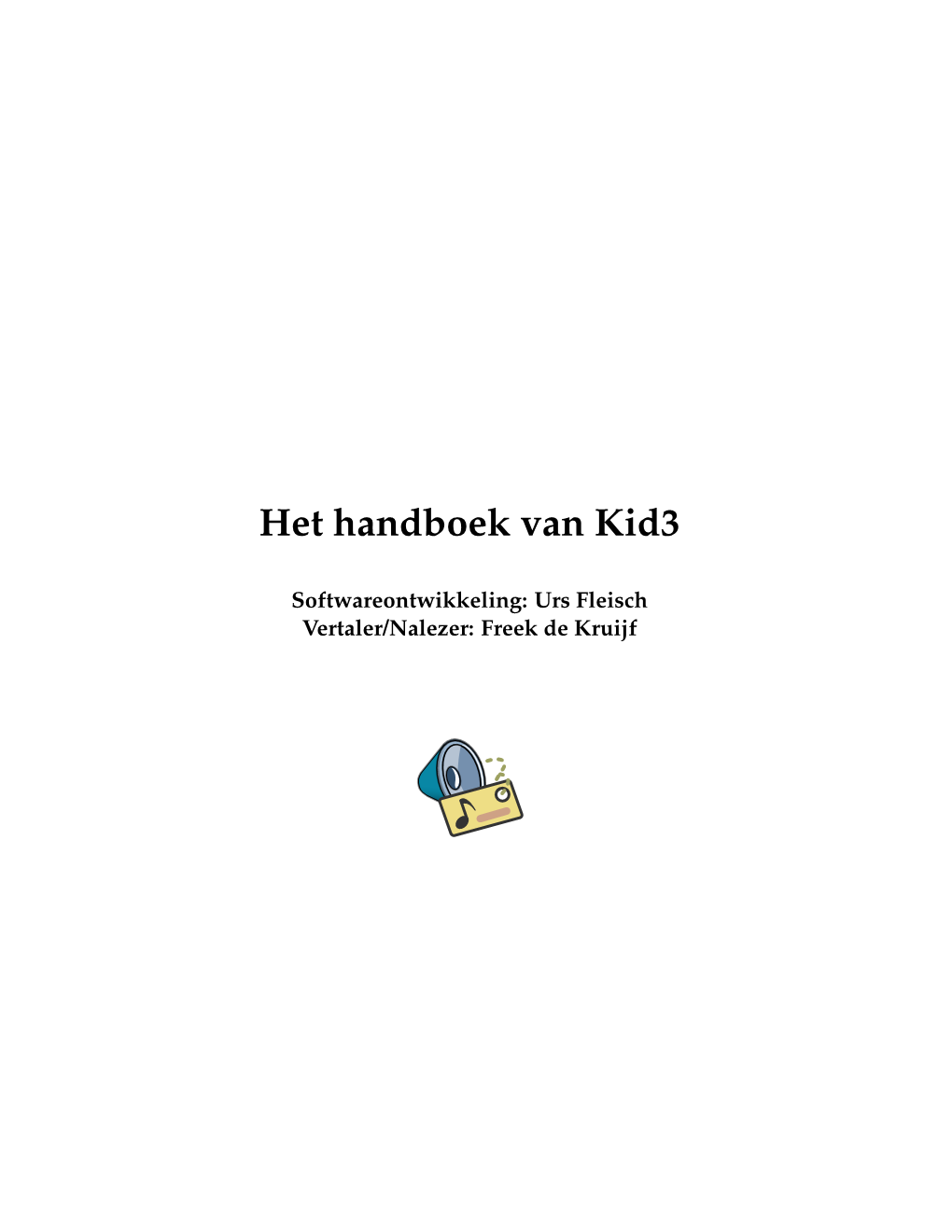 Het Handboek Van Kid3