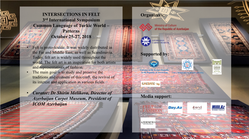 Baku Felt Symposium