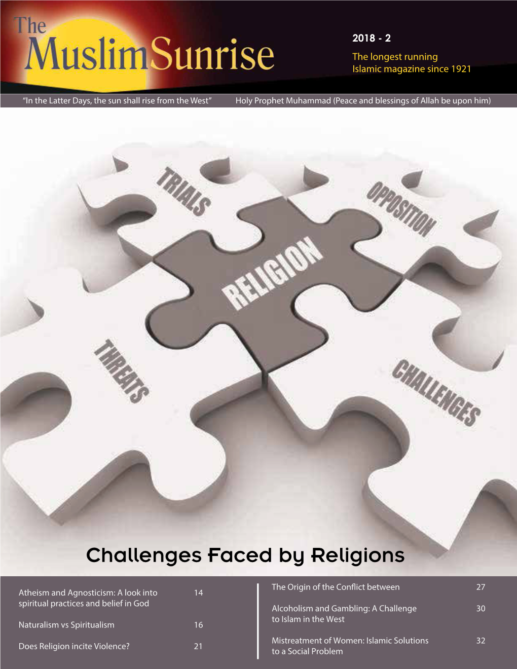 Challenges Faced by Religions