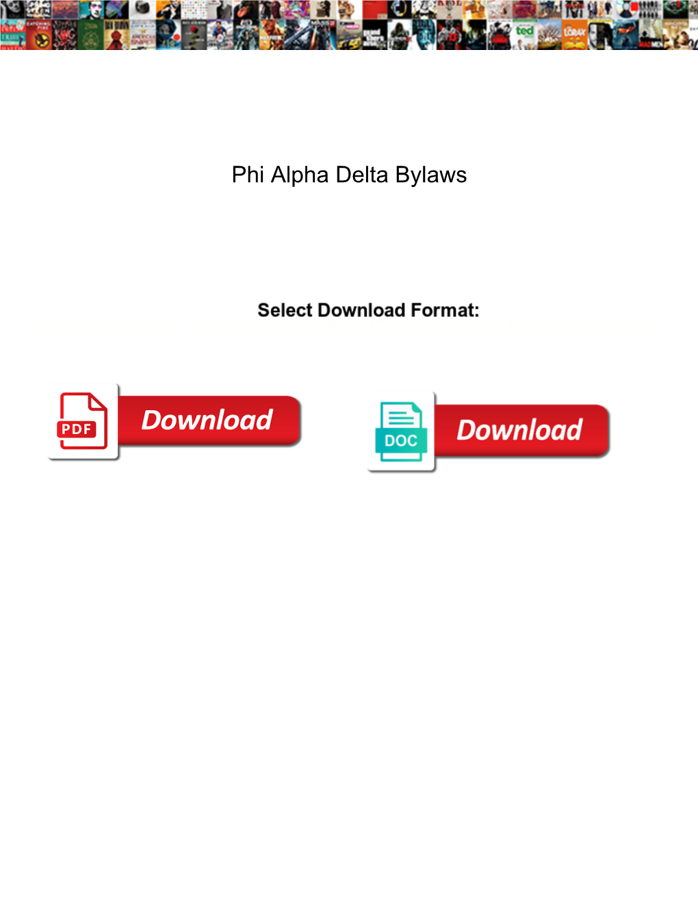 Phi Alpha Delta Bylaws