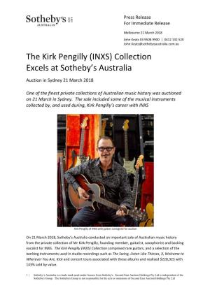 The Kirk Pengilly (INXS) Collection Excels at Sotheby’S Australia