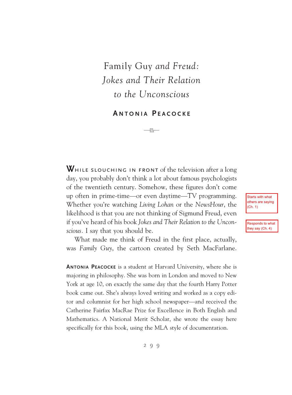 Family Guy And Freud: Jokes And Their Relation To The Unconscious H ...