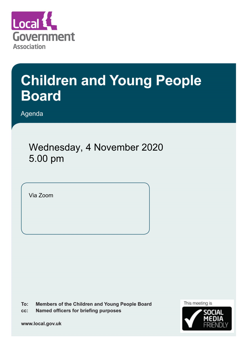 (Public Pack)Agenda Document for Children & Young People Board, 04