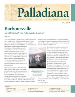 Barboursville Iterations of the “Rotunda House”