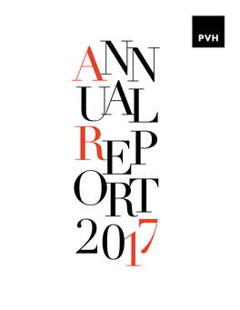 PVH Corp. 2017 Annual Report