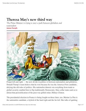 Theresa May's New Third Way | the Spectator