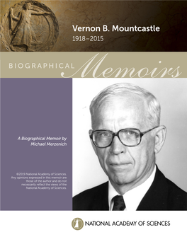 Vernon B. Mountcastle 1918–2015