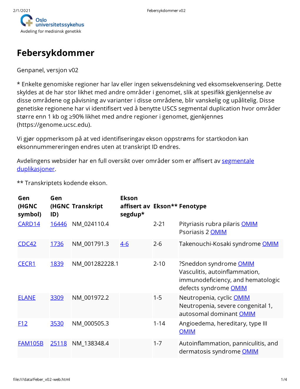 Febersykdommer V02