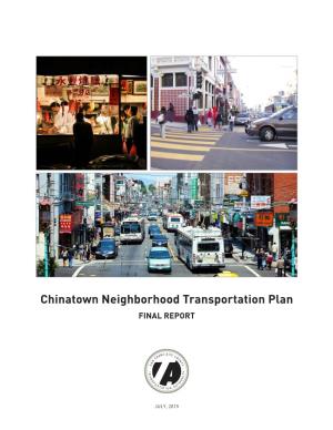 SFCTA Chinatown Neighborhood Transportation Plan 2015