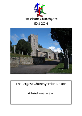 Littleham Churchyard EX8 2QH the Largest Churchyard in Devon a Brief Overview