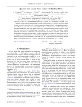 Quantum Spin-Ice and Dimer Models with Rydberg Atoms