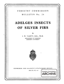 Adelges Insects of Silver Firs