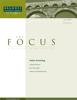Focus Value Investing