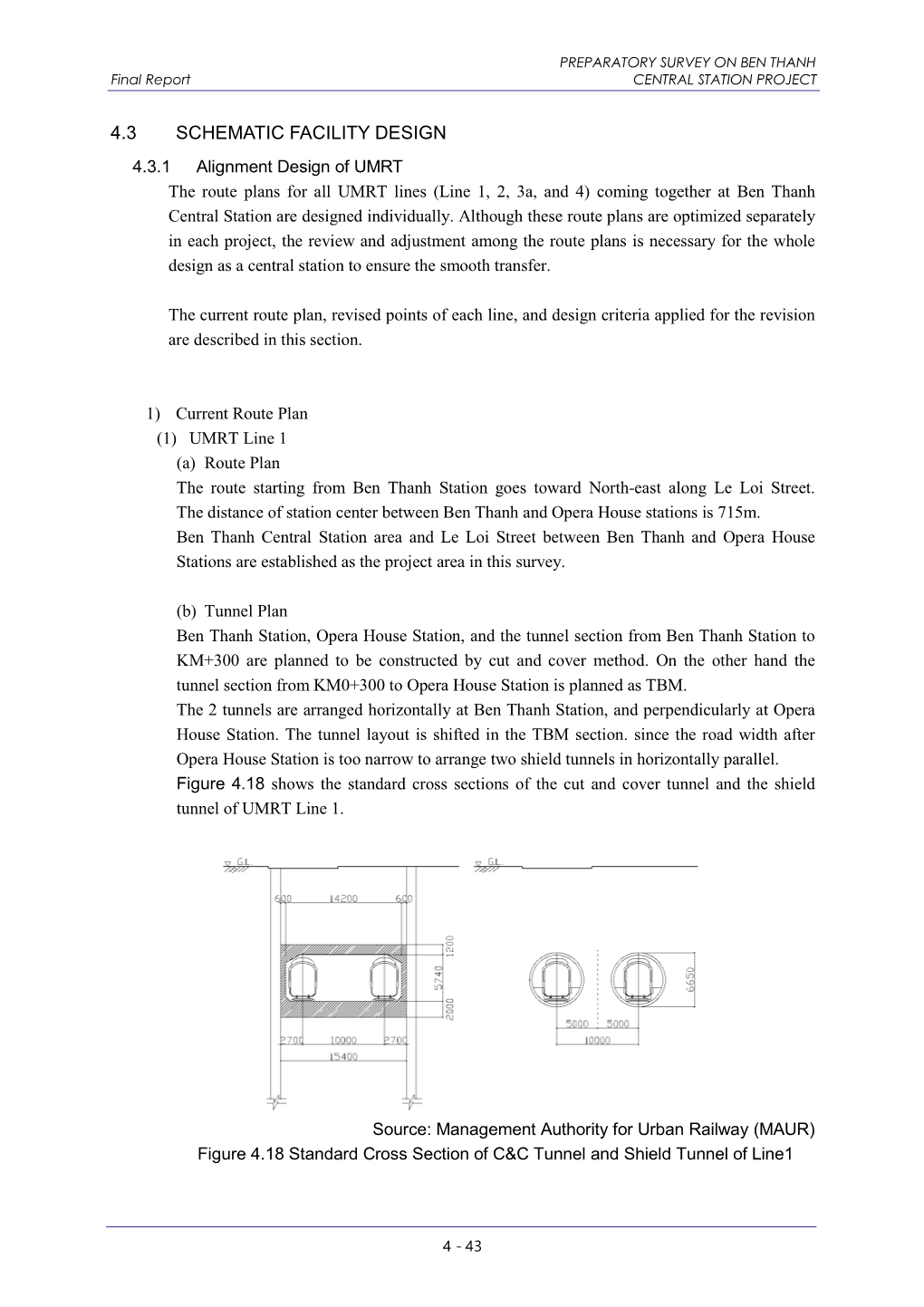 4.3 Schematic Facility Design