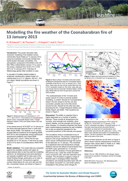 Modelling the Fire Weather of the Coonabarabran