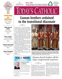 Coonan Brothers Ordained to the Transitional Diaconate