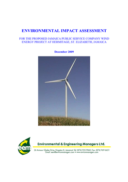 EIA for #MW Wind Turbines2