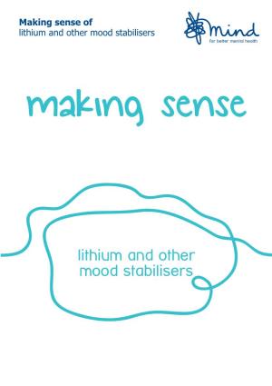 Lithium and Mood Stabilisers