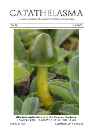 No. 20 July 2020 a Journal on Biodiversity