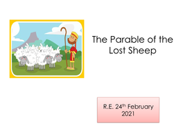 The Parable of the Lost Sheep