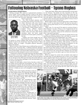 Following Nebraska Football – Tyrone Hughes