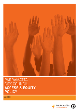 Parramatta City Council Access & Equity Policy
