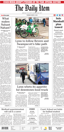 Lynn to Follow Revere and Swampscott's Bike Path