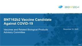 Vaccines and Related Biological Products Advisory Committee