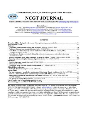 NCGT Journal V. 3, N. 4