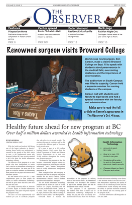 Renowned Surgeon Visits Broward College