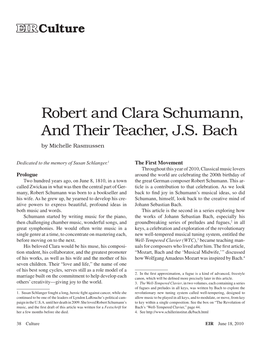 Robert and Clara Schumann, and Their Teacher, J.S
