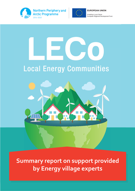 Summary Report on Support Provided by Energy Village Experts