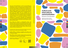 Culture and Intercultural Communication