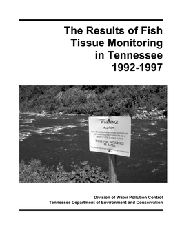 The Results of Fish Tissue Monitoring in Tennessee 1992-1997