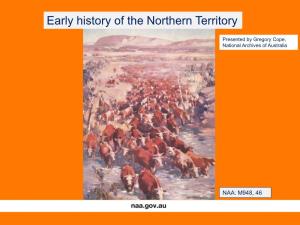 History of the Northern Territory