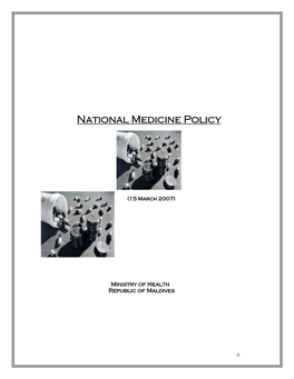 National Medicine Policy