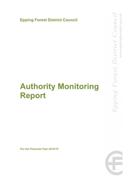 Authority Monitoring Report