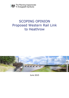 SCOPING OPINION Proposed Western Rail Link to Heathrow