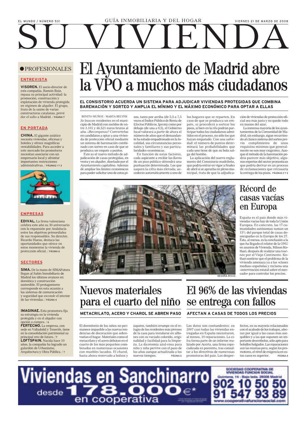 El Ayuntamiento De Madrid Abre La VPO a Muchos Más Ciudadanos