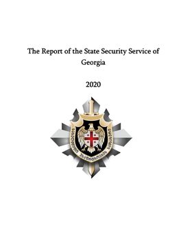 The Report of the State Security Service of Georgia 2020