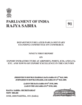 91Th Standing Committee Report.Pdf