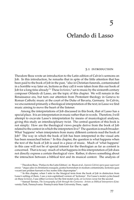 Orlando Di Lasso