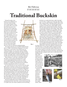 2012.12 Traditional Buckskin