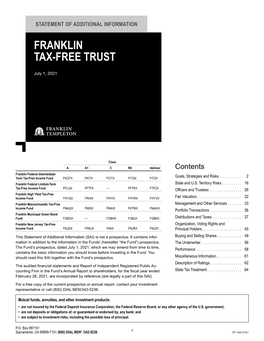 Franklin Tax-Free Trust
