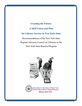 A 2020 Vision and Plan for Library Service in New York State
