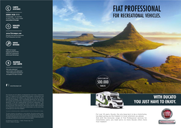 FIAT PROFESSIONAL 00800 3428 1111 15 Languages - 51 Countries for RECREATIONAL VEHICLES