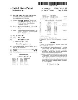 (12) United States Patent (10) Patent No.: US 6,774,252 B2 Strohmaier Et Al