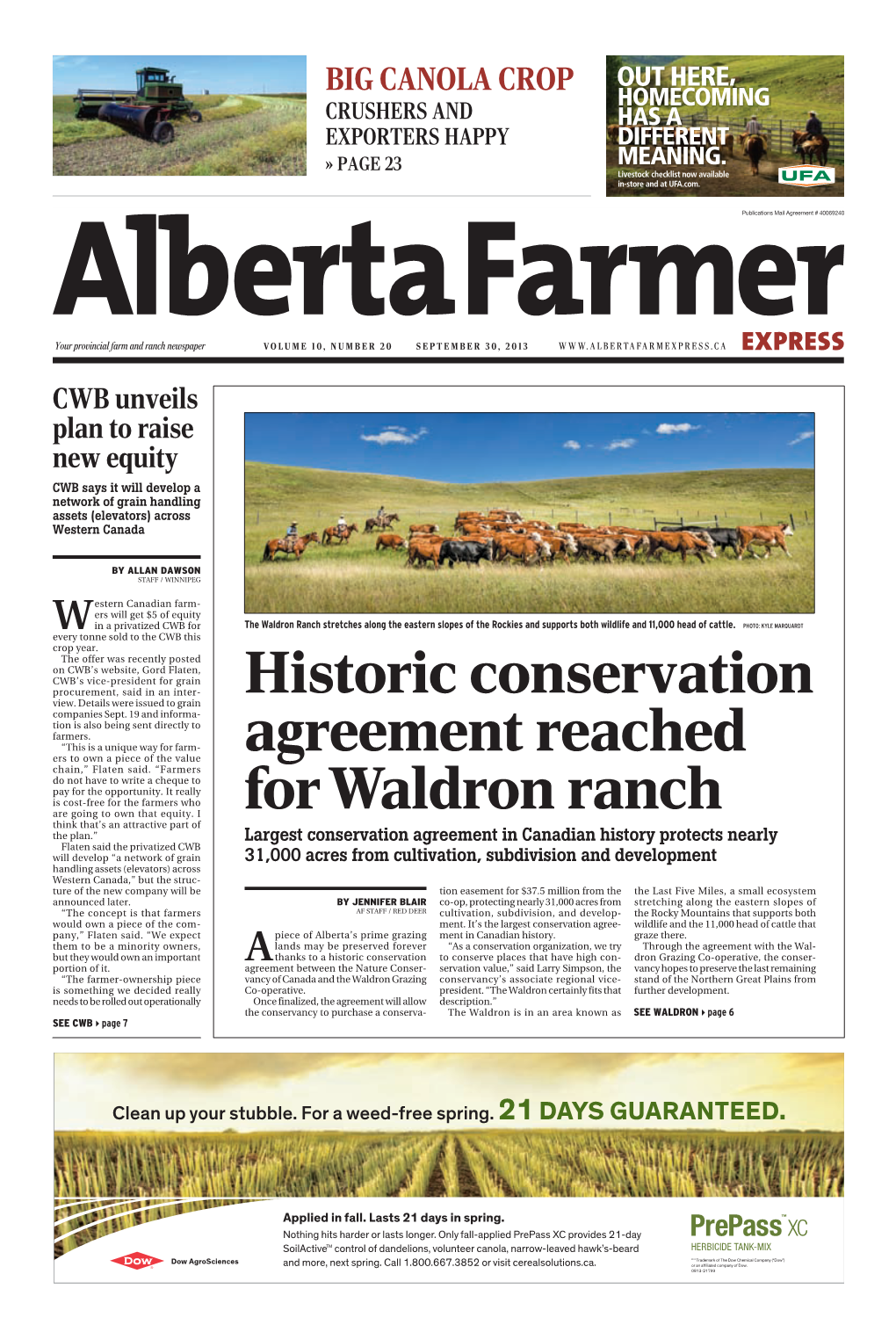 Historic Conservation Agreement Reached for Waldron