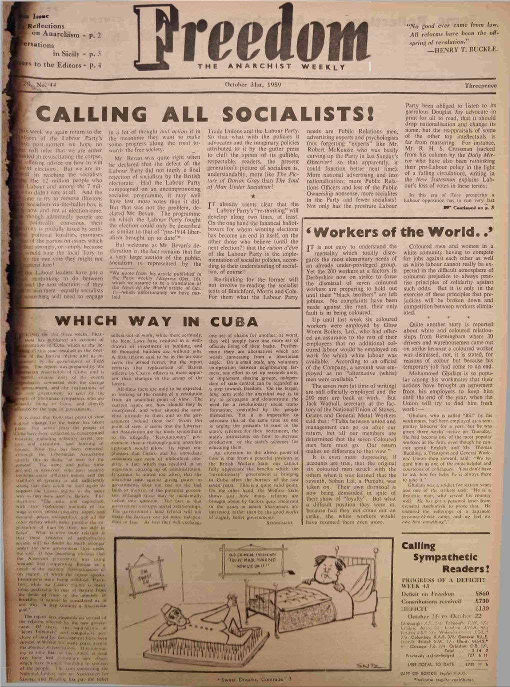 Callin G All Socialists!