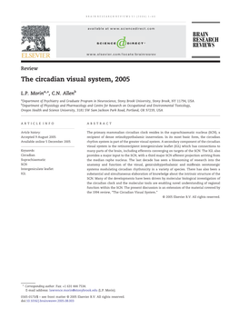 The Circadian Visual System, 2005